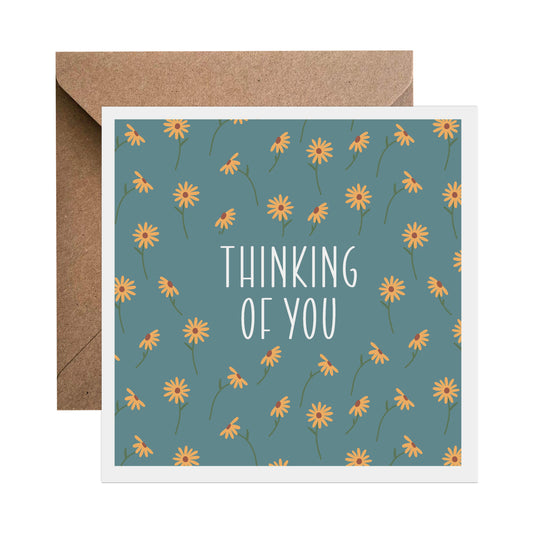 Thinking Of You Daisy Sympathy Card