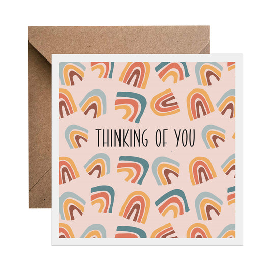 Thinking of You Rainbow Sympathy Card