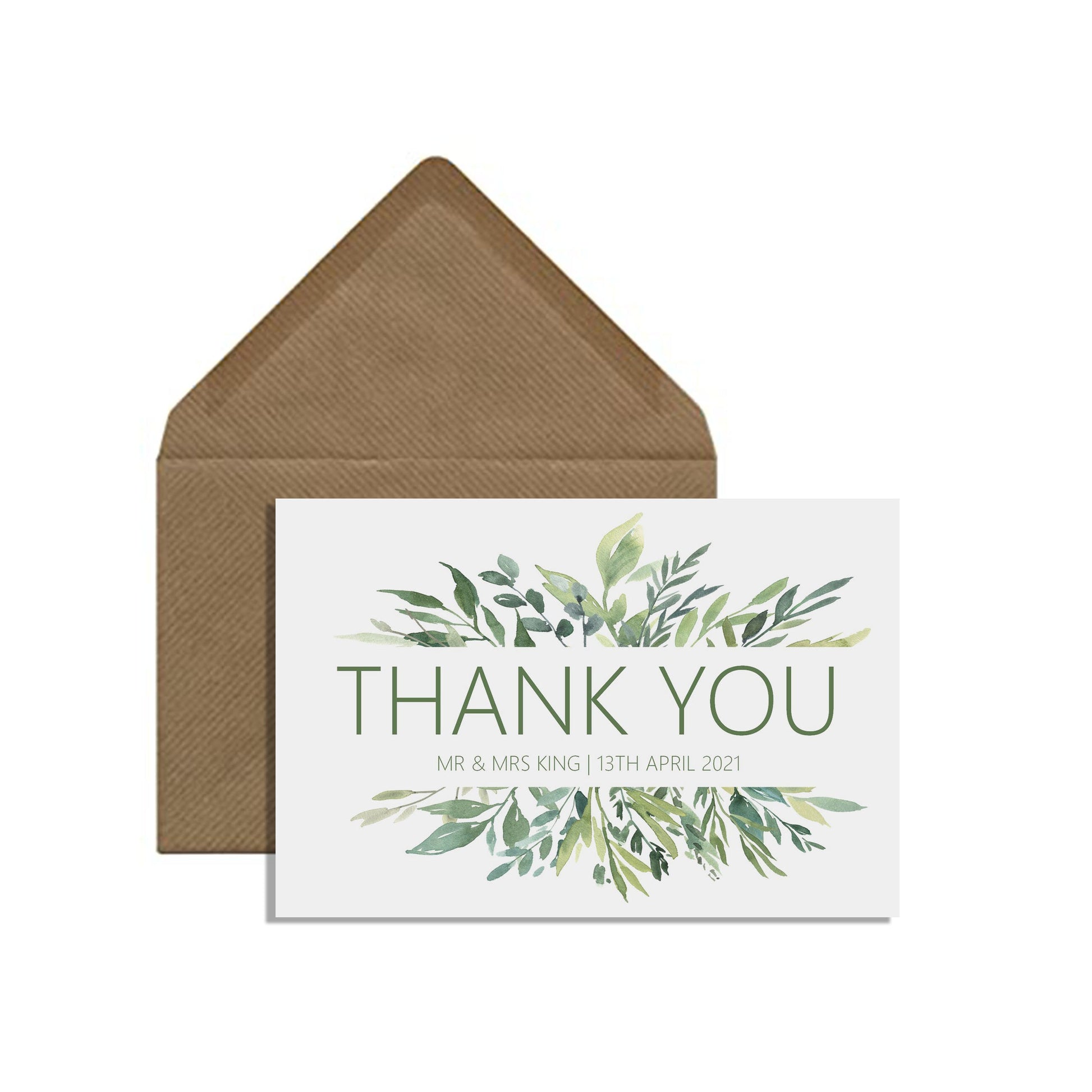 Thank You Cards - Greenery