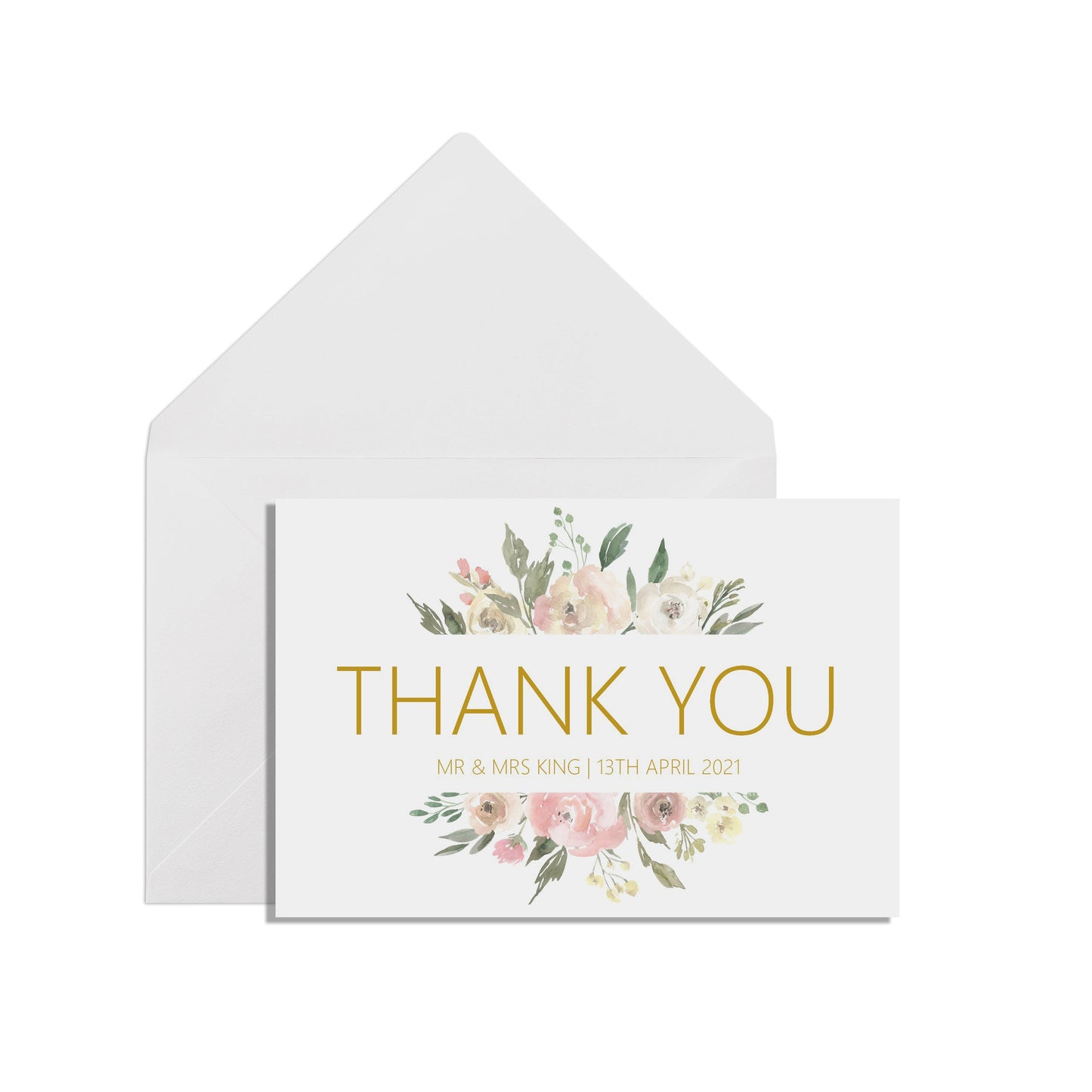 Thank You Cards - Blush Floral