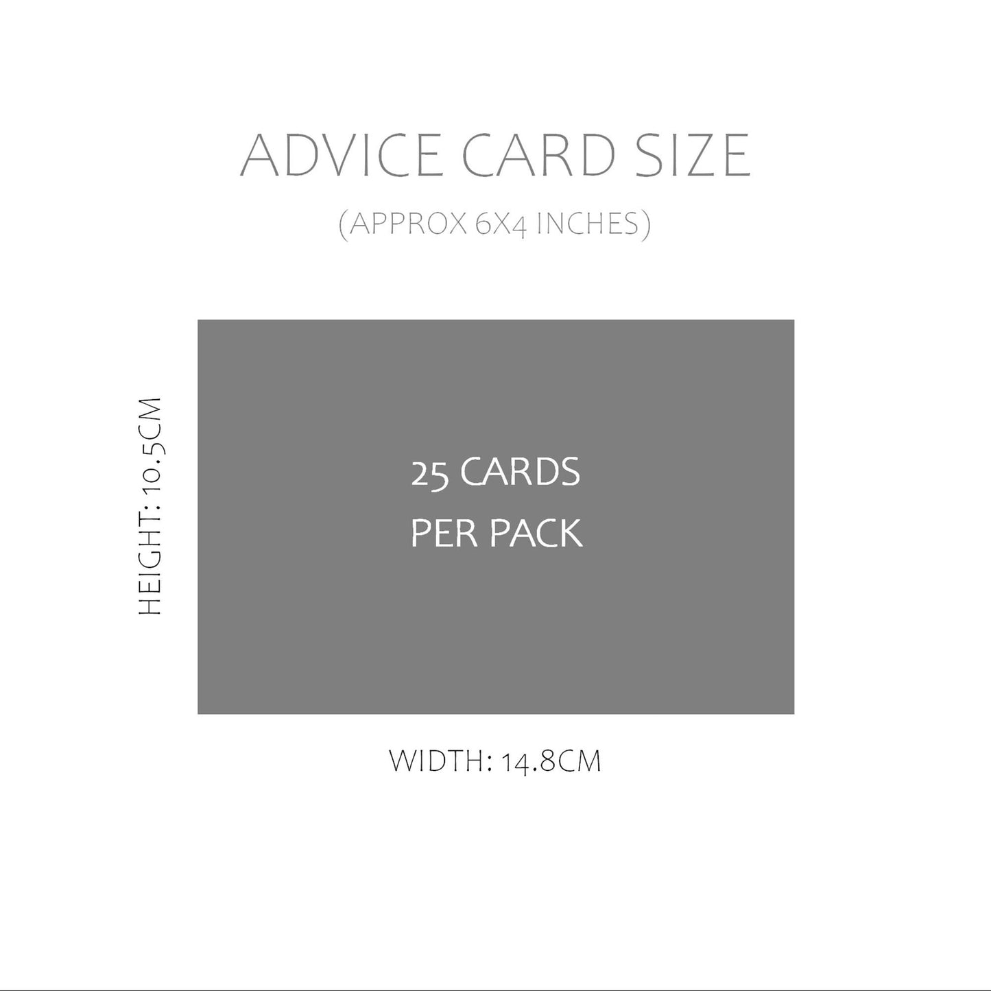 Black & Gold Words Of Wisdom Advice Cards - Pack Of 25