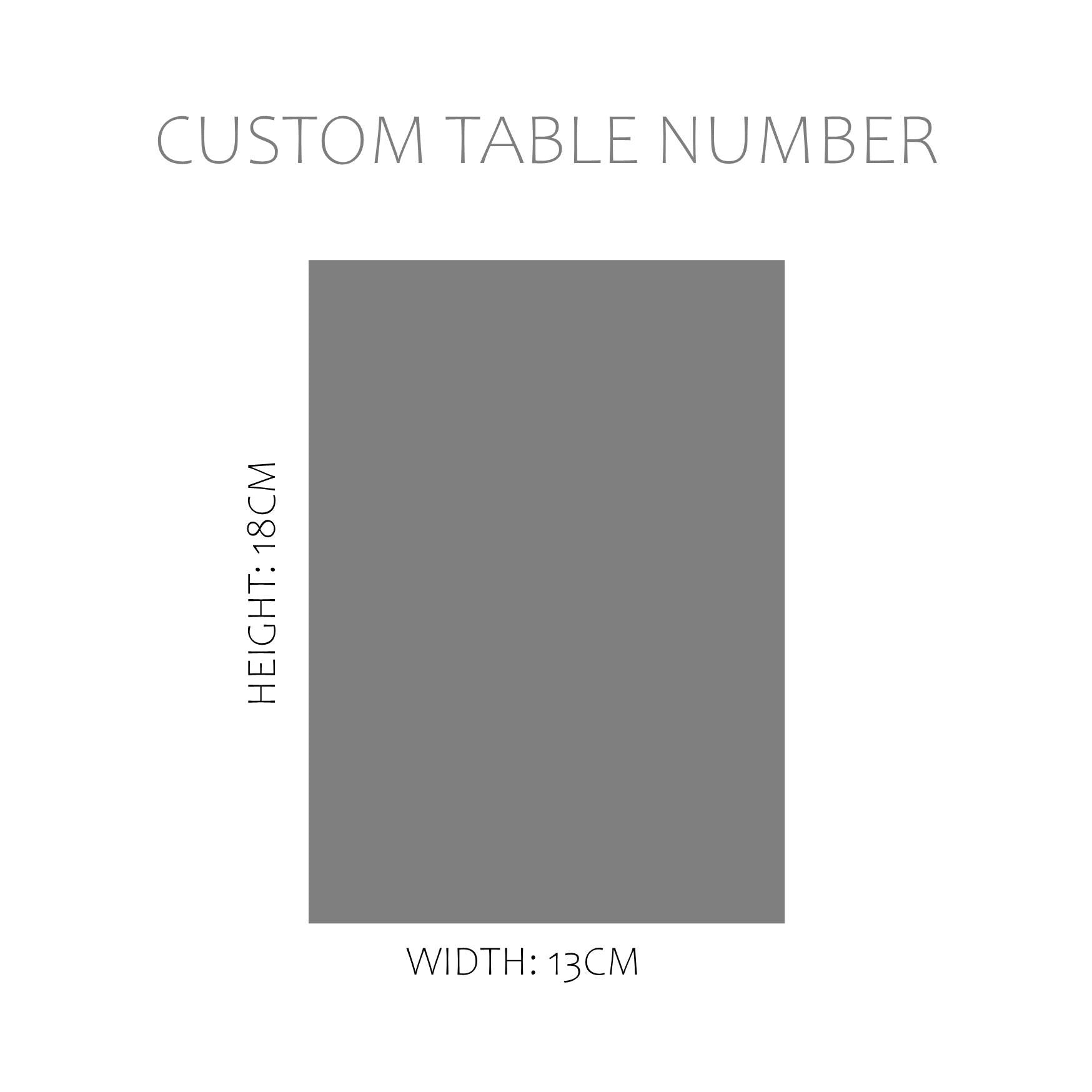 the width of a table number with the width of the table