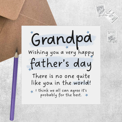 No One Quite Like You Father's Day Card - Lots Of Relations