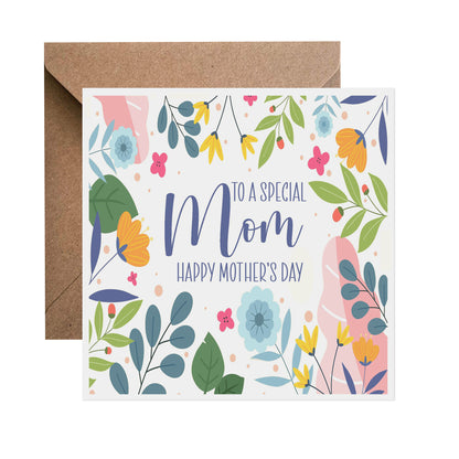 Floral Mother's Day Card - Choose Your Recipient