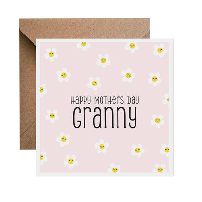 Pink Daisy Mother's Day Card - Choose Your Recipient