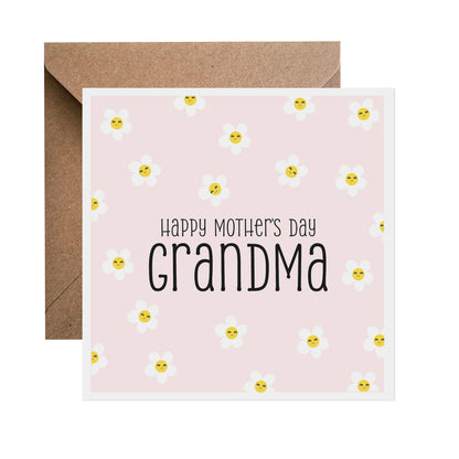 Pink Daisy Mother's Day Card - Choose Your Recipient