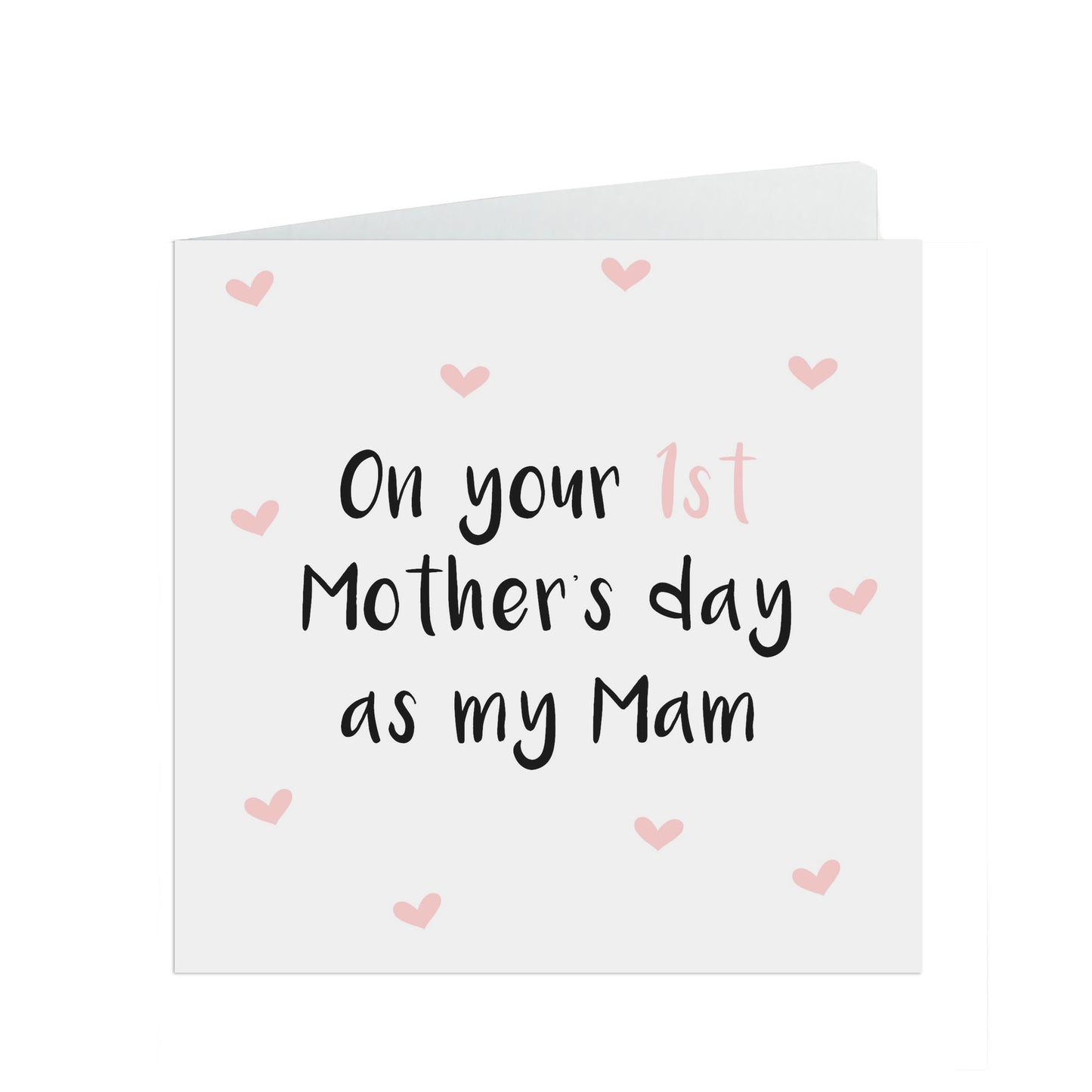  On Your 1st Mother's Day As My Mam, Card For Mother's Day by PMPRINTED 